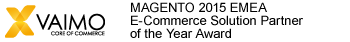 MAGENTO 2015 EMEA E-Commerce Solution Partner of the Year Award